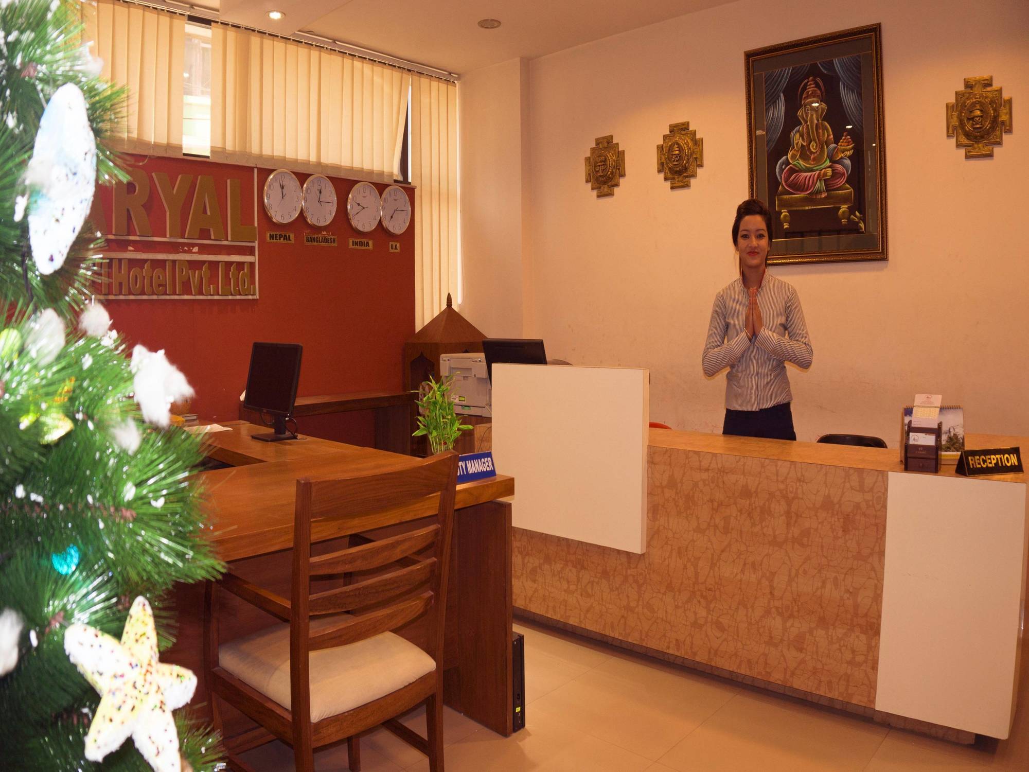 Aryal International Hotel Kathmandu Exteriör bild